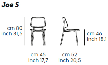 croquis silla joe s midj